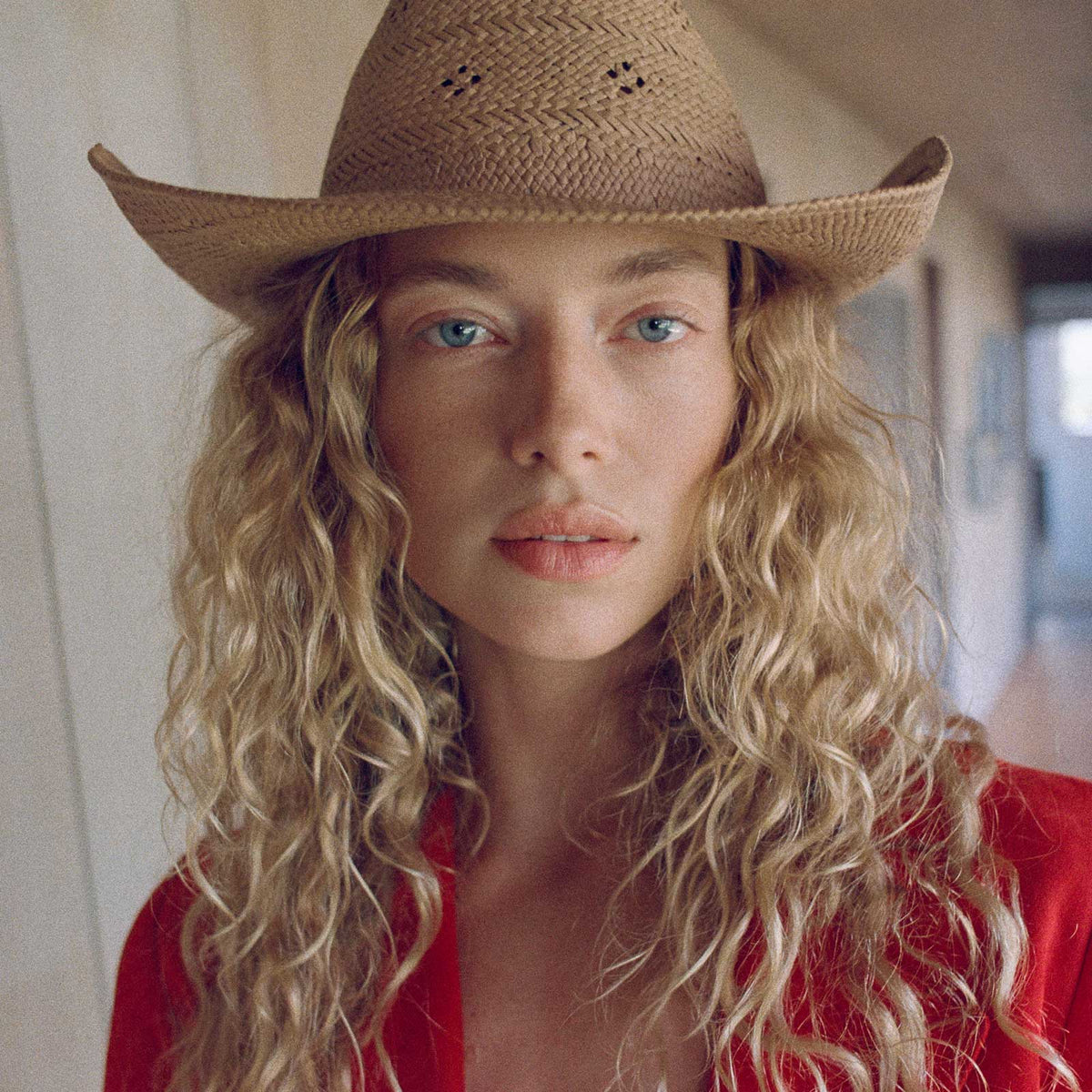 Desert Rose - Straw Cowboy Hat (Tan) | Lack of Color [CA] display picture 1