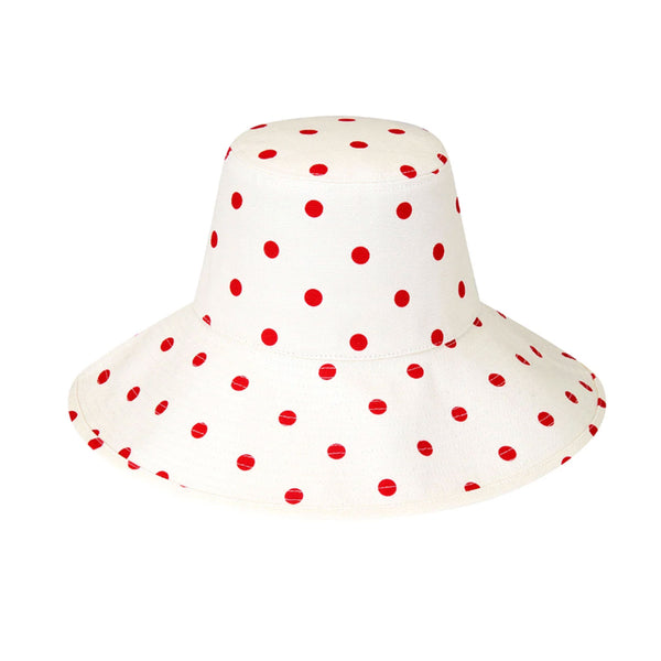 Holiday Bucket - Polka Dot Red - Kids