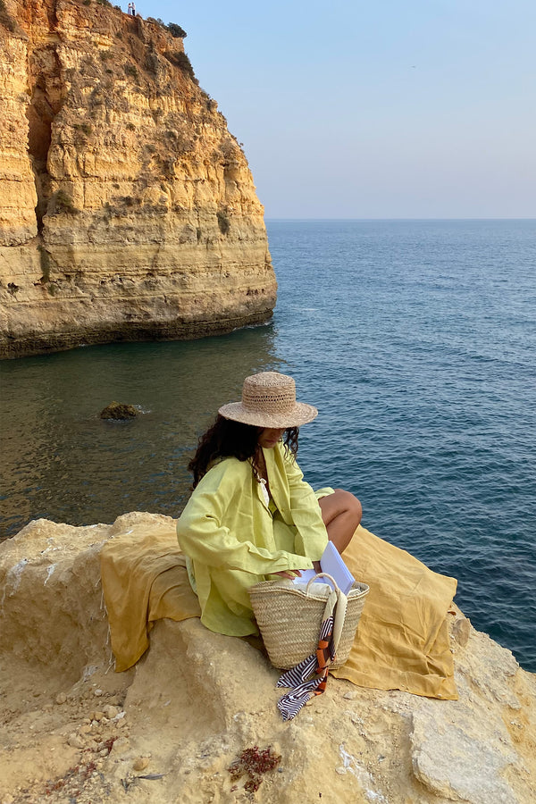 Inca Bucket Wide - Straw Bucket Hat in Natural