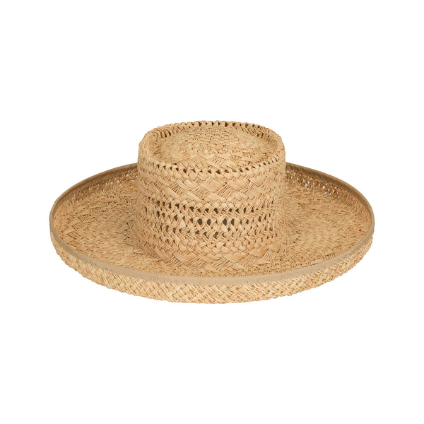Lawson Boater - Raffia