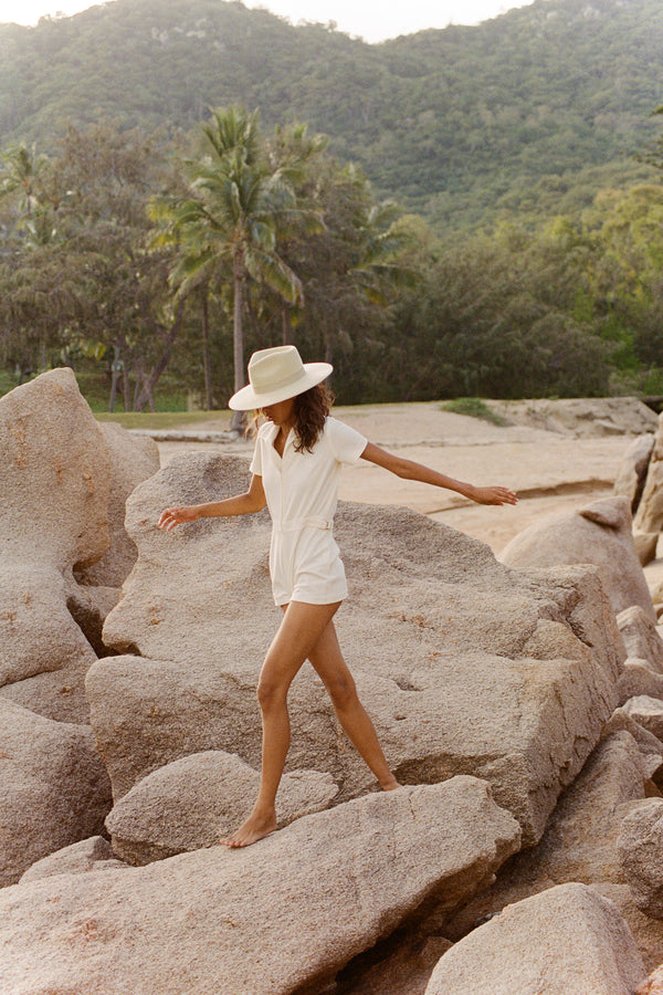 Pistachio Rancher - Wool Felt Fedora Hat in Green