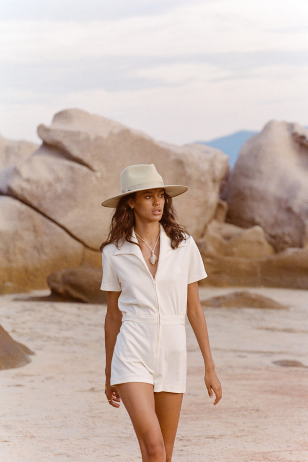 Pistachio Rancher - Wool Felt Fedora Hat in Green