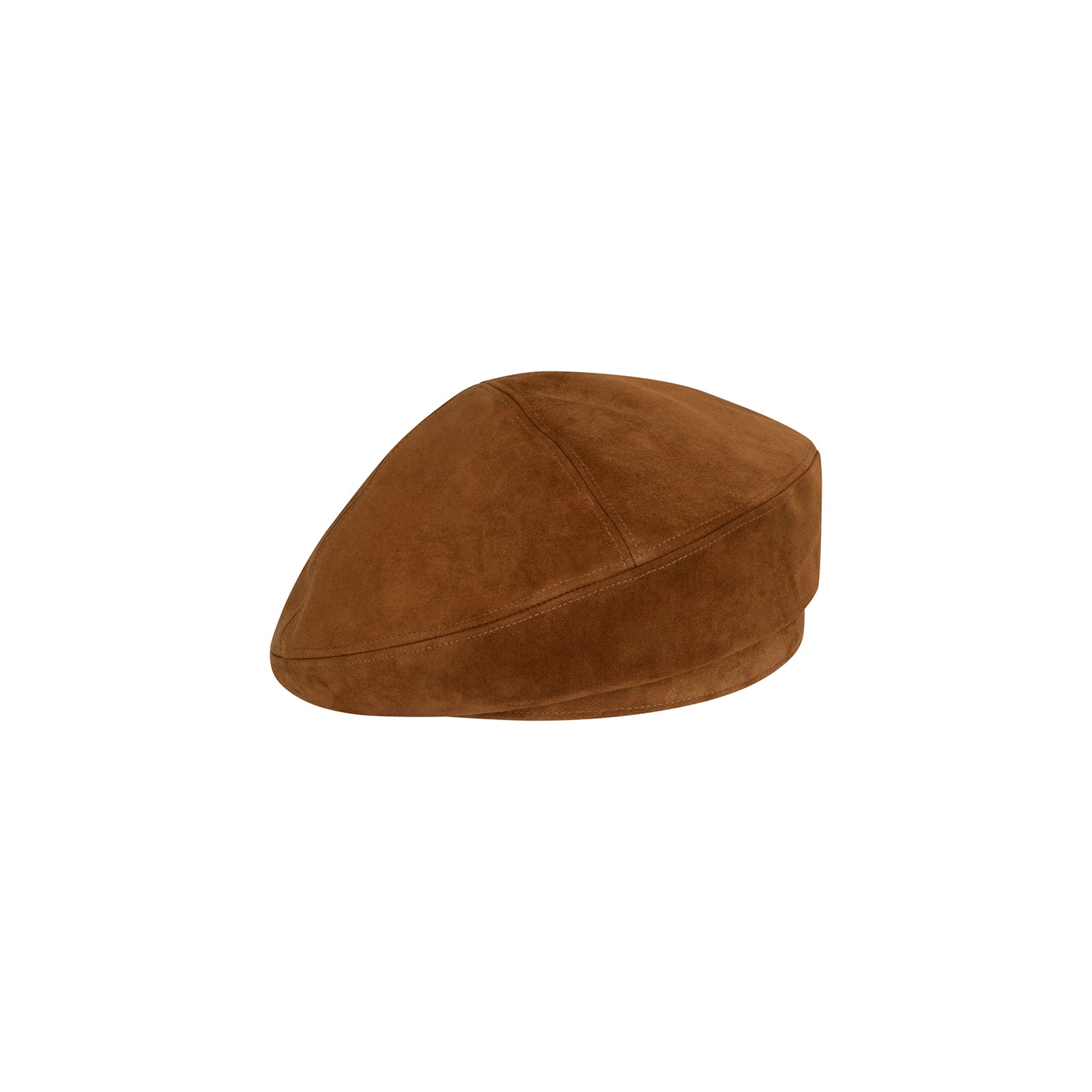 Priya Beret - Suede Cap (Dark Brown) | Lack of Color [US]
