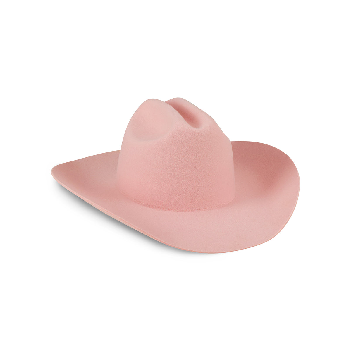 The Ridge - Wool Felt Cowboy Hat (Powder Pink) | Lack of 
