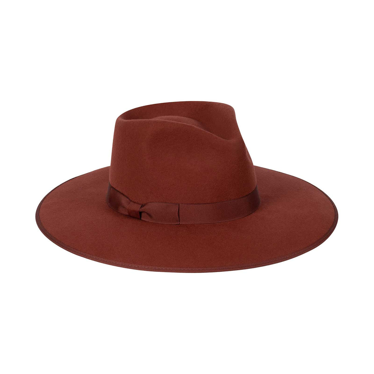 Terracotta Rancher - Wool Felt Rancher Hat in Red | Lack of Color US