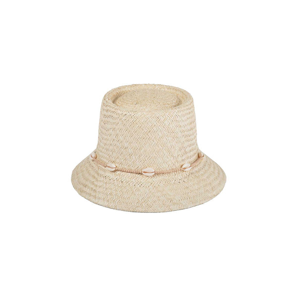 The Inca Bucket - Straw Bucket Hat in Natural