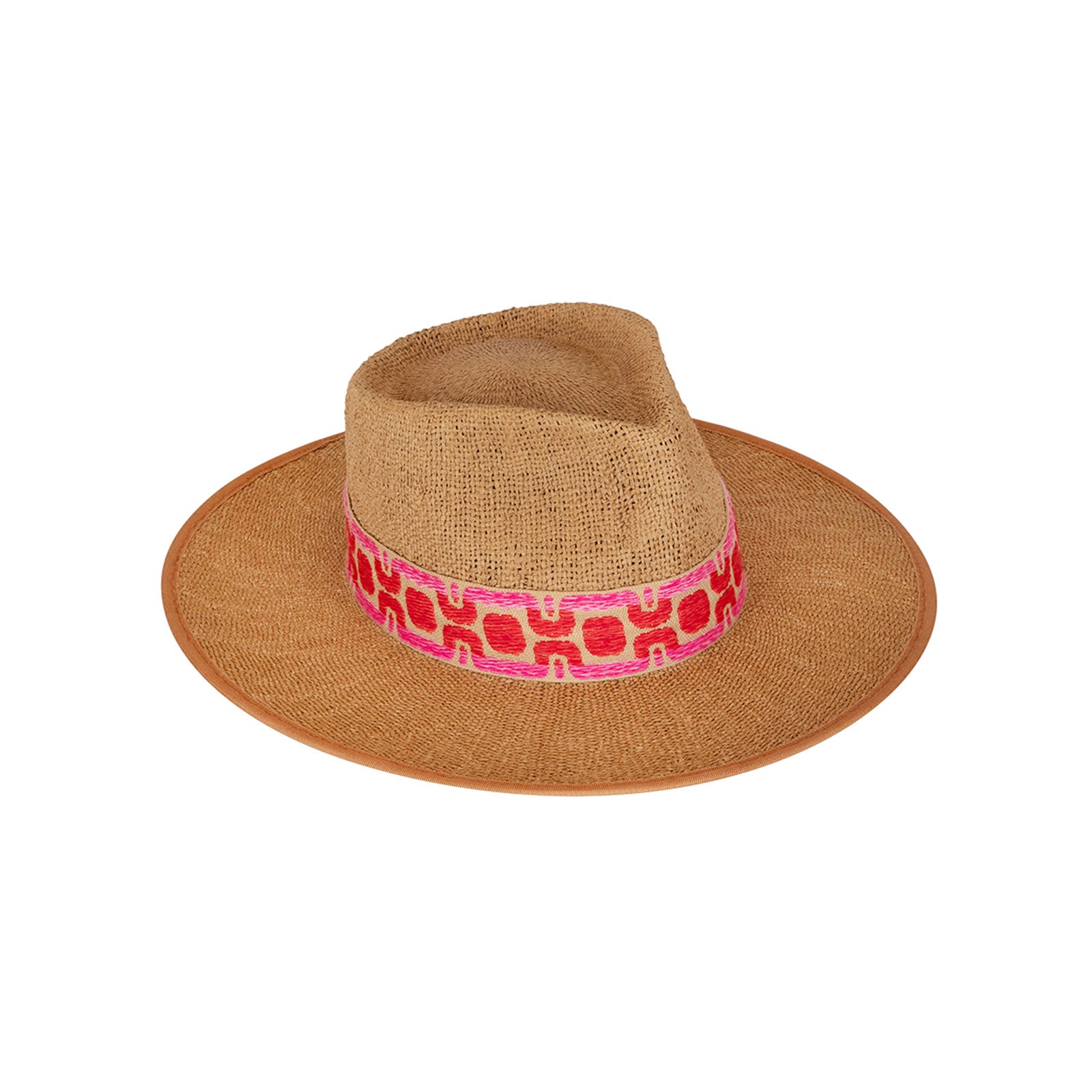 The Springbrook - Straw Fedora Hat (Teak) | Lack of Color [US]