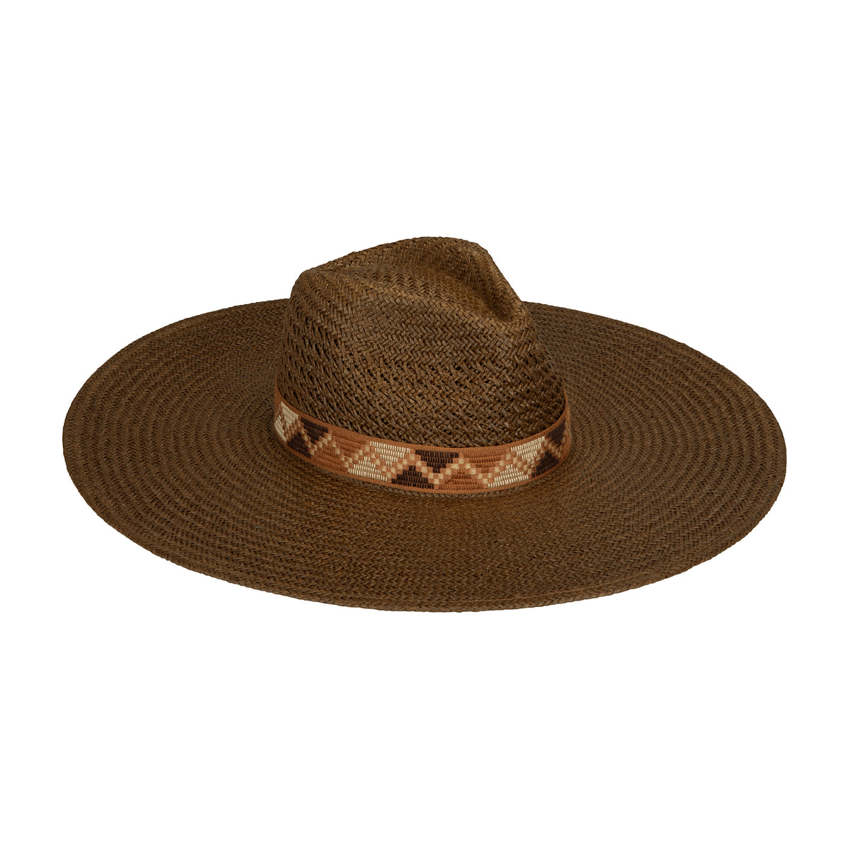 NWT. Zara Brown Woven Cowboy-Style Sombrero with Wide Brim. Nine West Brown Hats for Women for sale | eBay main image 3