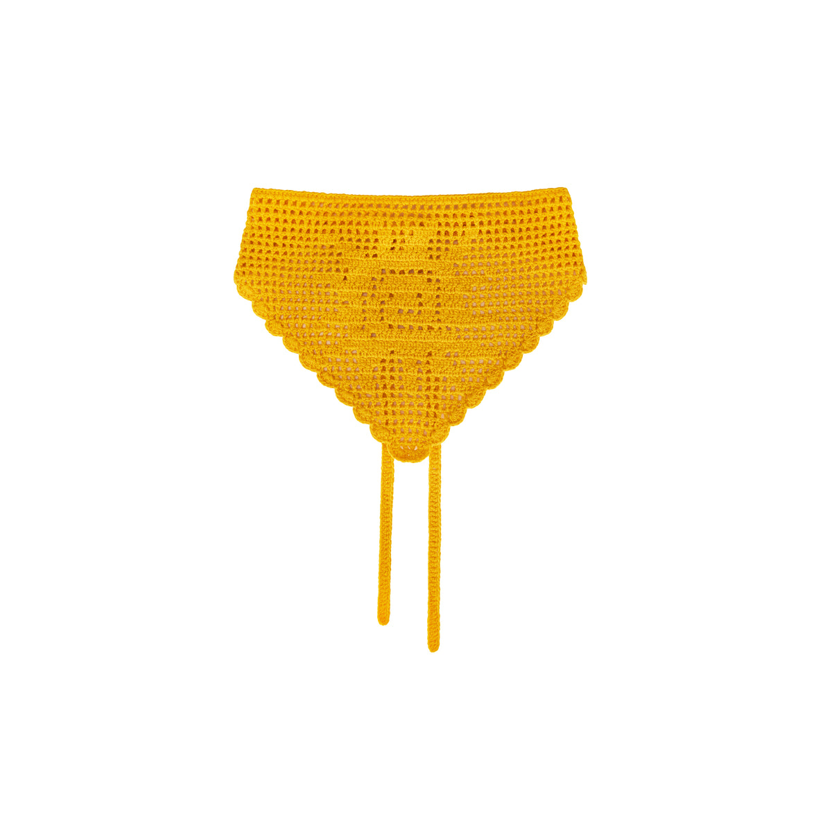 Sunkissed Cotton Triangle Bandana (Yellow) | Lack of Color [US]