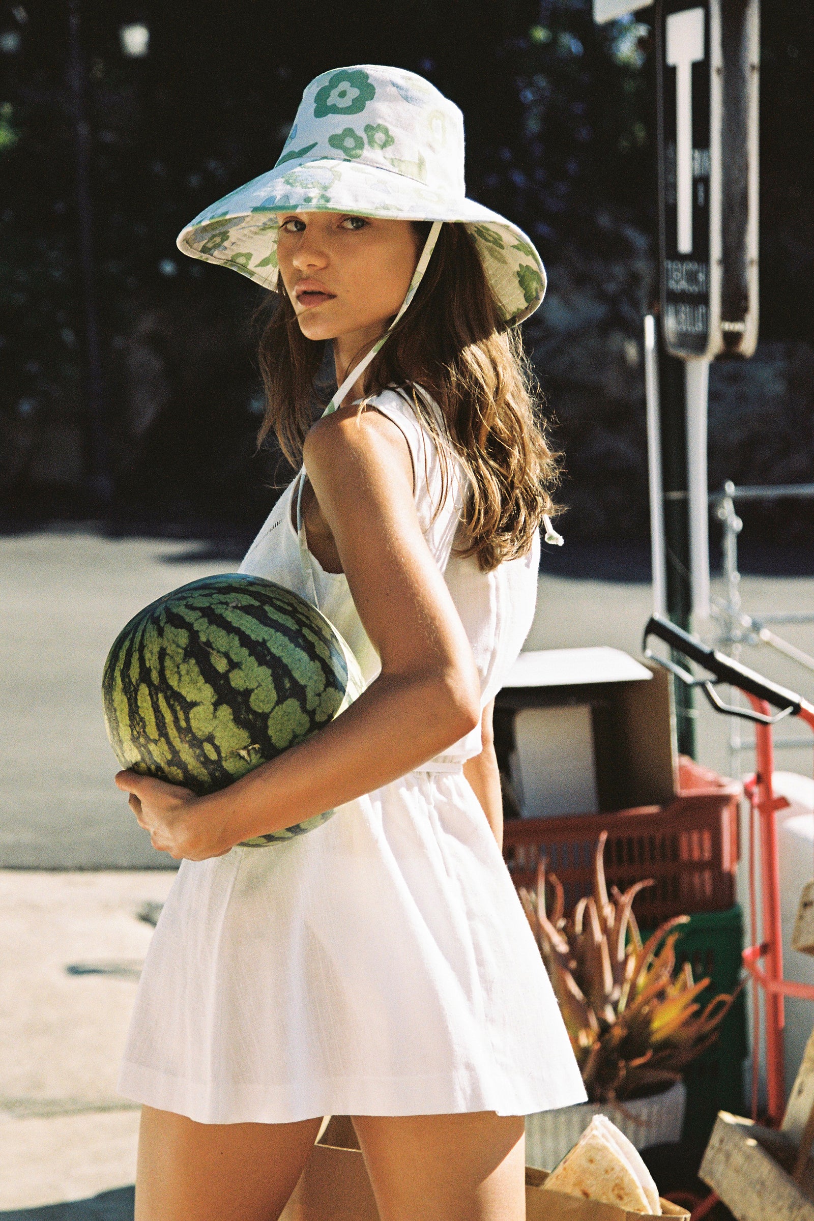 Holiday Bucket - Cotton Bucket Hat in Green | Lack of Color US