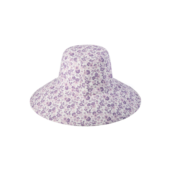 Holiday Bucket - Cotton Bucket Hat in Purple