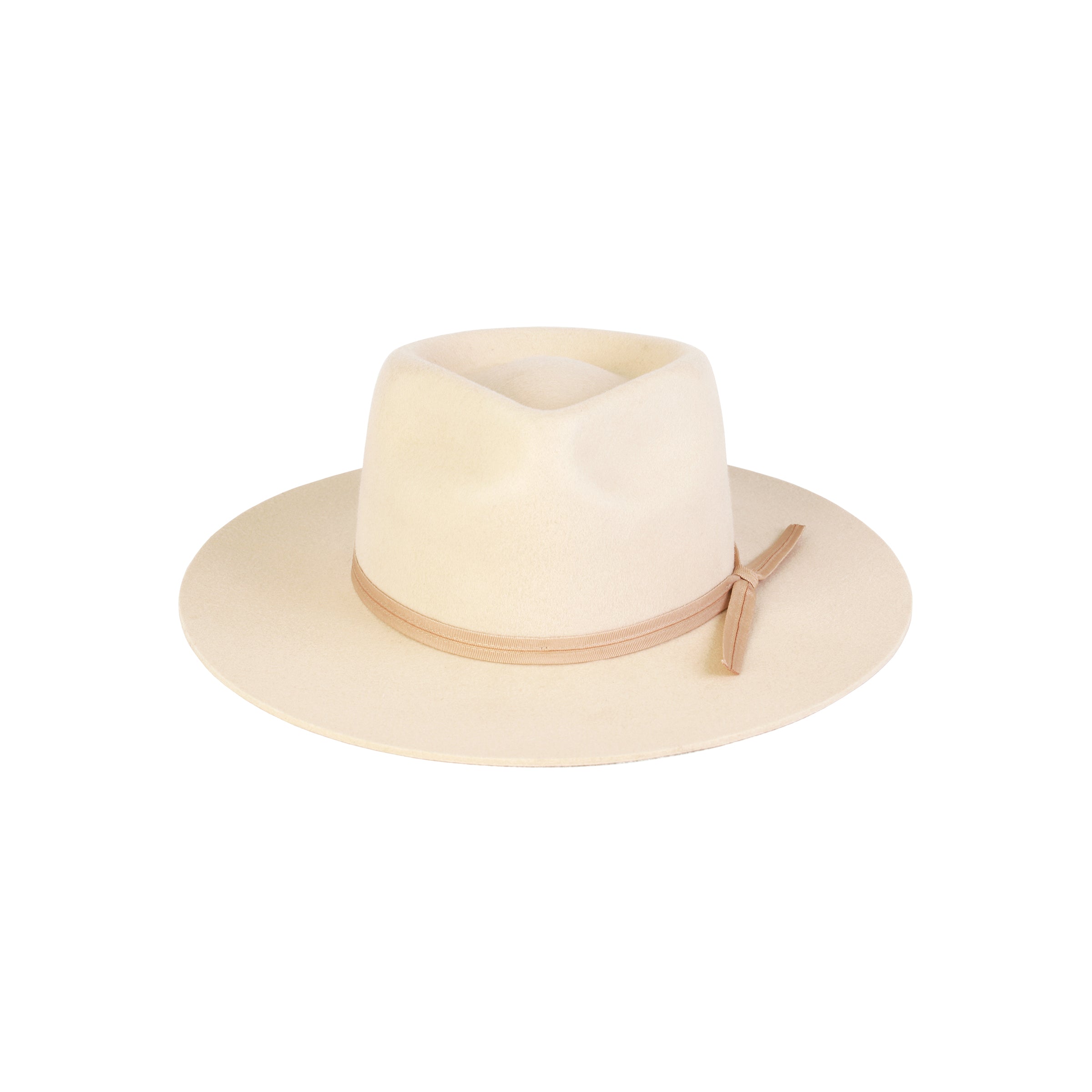 Ivory Zulu - Wool Felt Fedora Hat in White | Lack of Color US