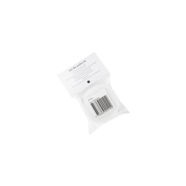 Hat filler product in packaging with barcode and care instructions on the back