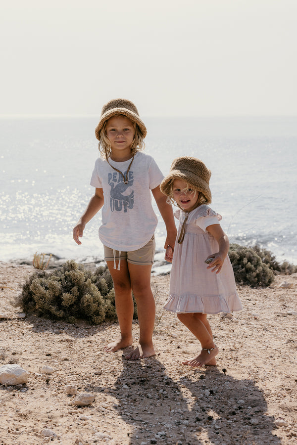 Kids Teddy Bucket - Teddy Bucket Hat in Brown