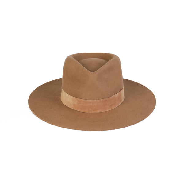 The Mirage - Wool Felt Fedora Hat in Brown