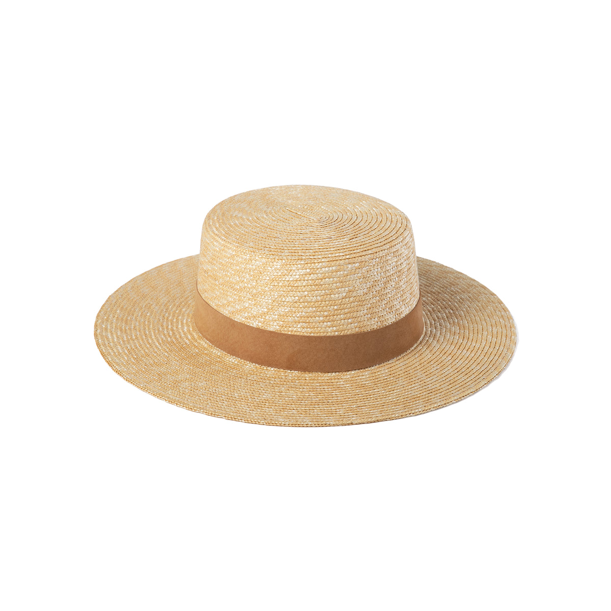 Spencer Straw Boater Hat (Natural) Lack of Color [EU]
