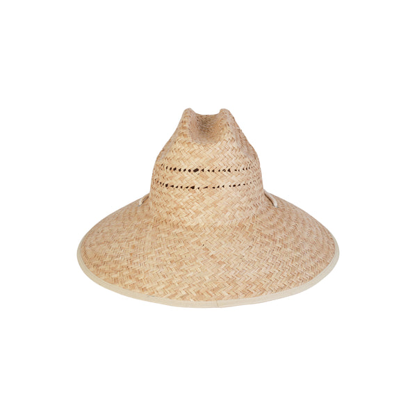 The Vista straw cowboy hat in natural color, wide-brimmed design
