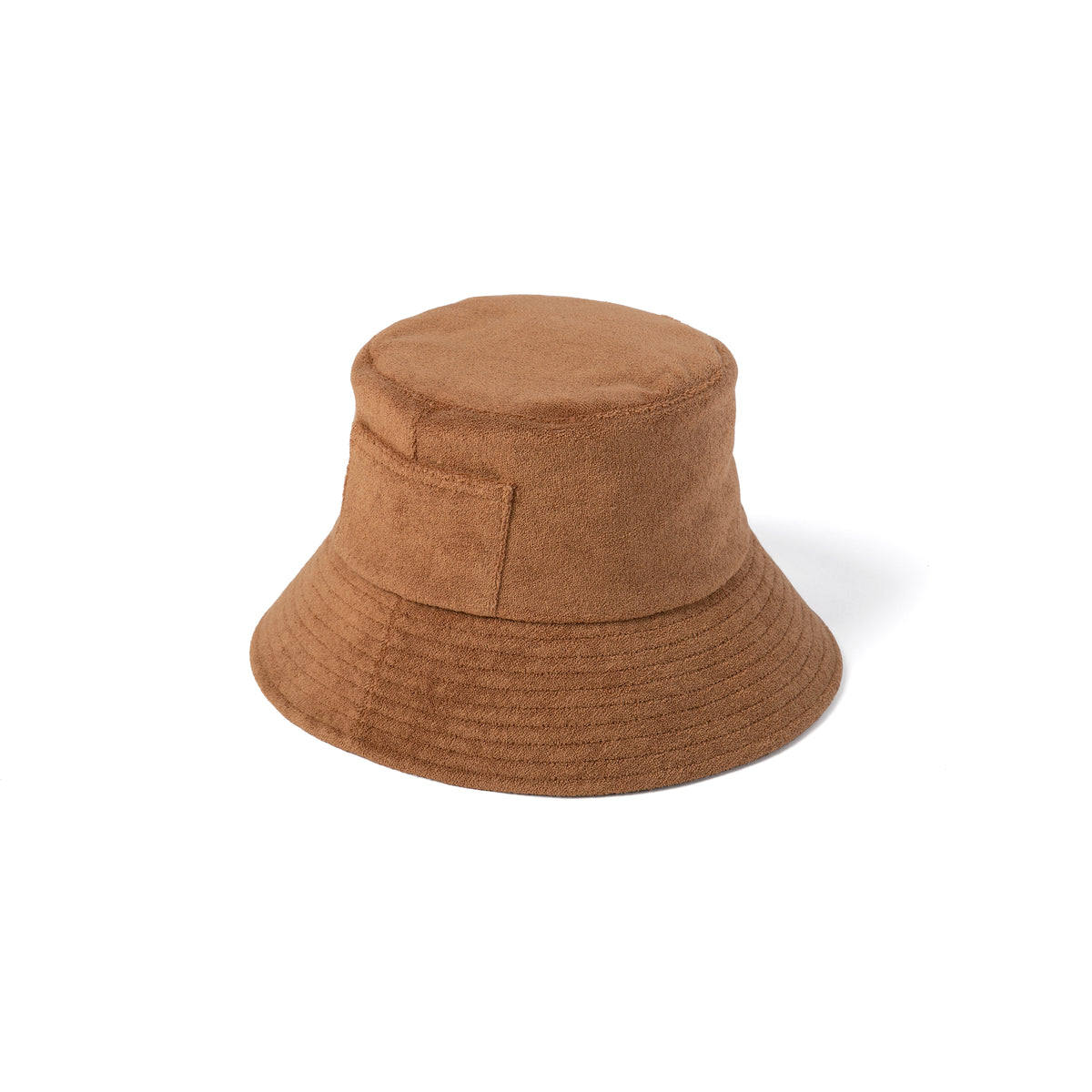 Wave Bucket Hat - Coffee Terry