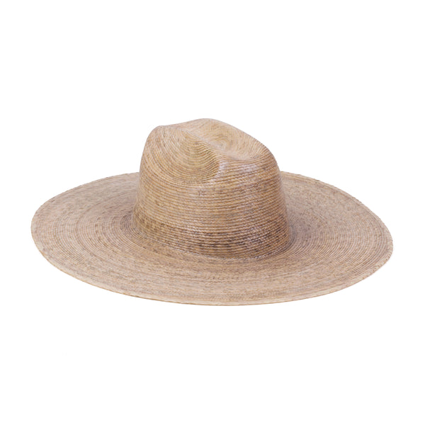 Western Wide Palma - Straw Cowboy Hat in Natural