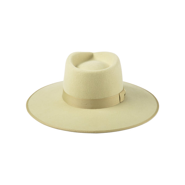 Pistachio Rancher - Wool Felt Fedora Hat in Green