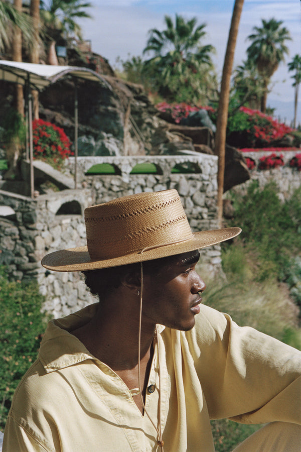 The Jacinto - Straw Bucket Hat in Natural
