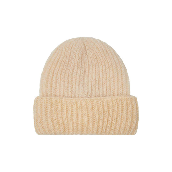 Aurora Beanie - Yarn Beanie in Cream