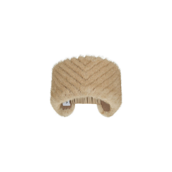 Chevron Faux Fur Beanie Band | Lack of Color [US]