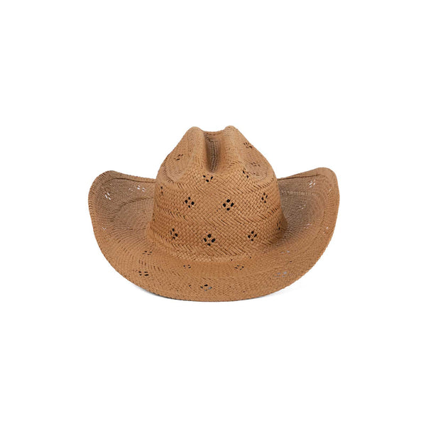 Desert Rose - Straw Cowboy Hat in Tan