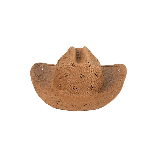 Desert Rose - Straw Cowboy Hat in Tan