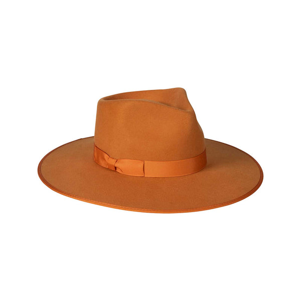 Desert Sun Rancher Wool Felt Rancher Hat (Orange) Lack of
