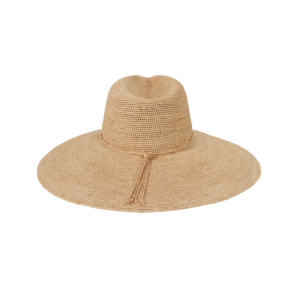 Drift Fedora Ultrawide - Straw Fedora Hat in Natural