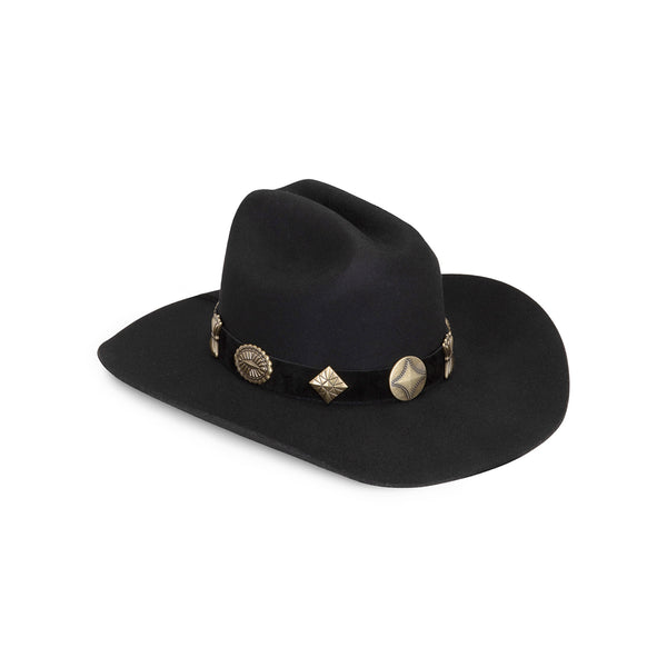 Duke Cowboy - Wool Felt Cowboy Hat (Black) | Lack of Color [US]