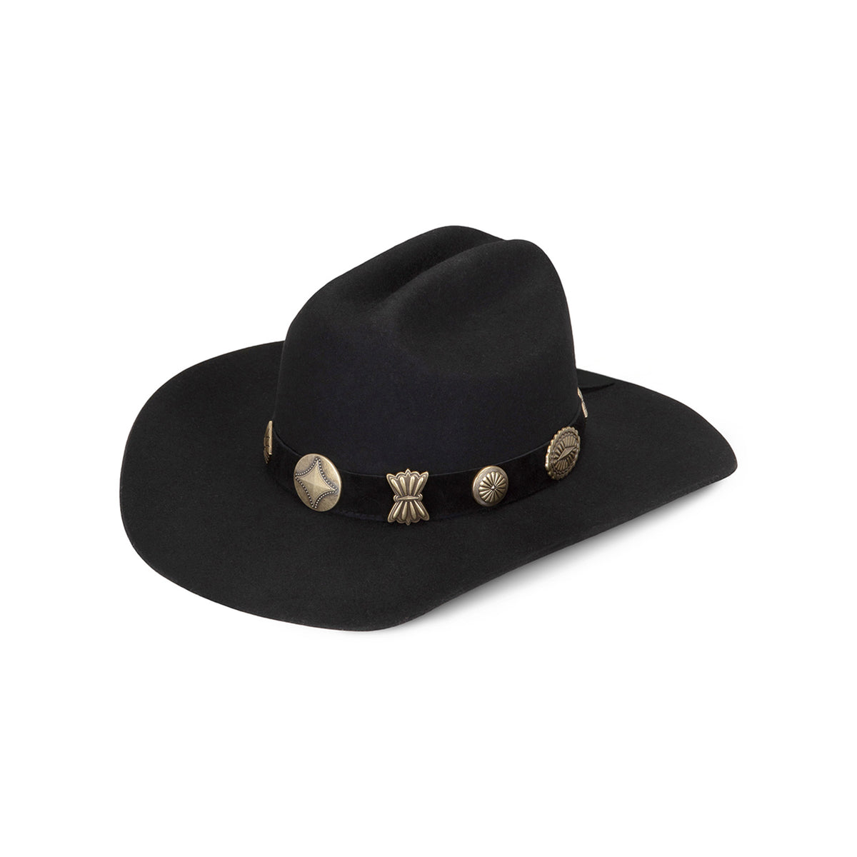 Duke Cowboy - Wool Felt Cowboy Hat (Black) | Lack of Color [US]