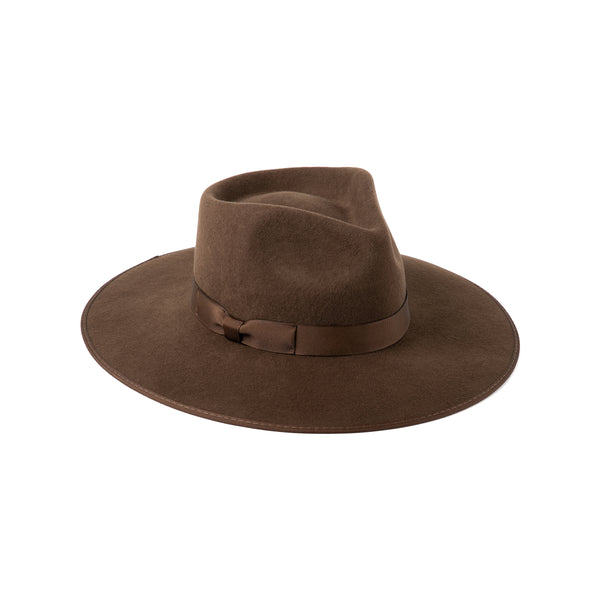 Lack of Color Rancher Fedora Hat Western Cowboy Australian Wool Felt Everyday M Lack of Color Kids Fedora Teak Rancher Hat One Size  main image 4