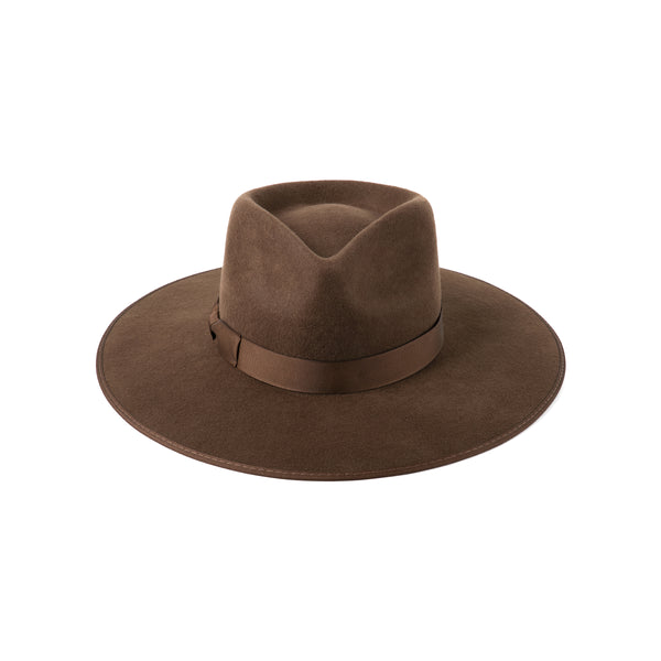 Espresso Rancher - Wool Felt Rancher Hat in Brown