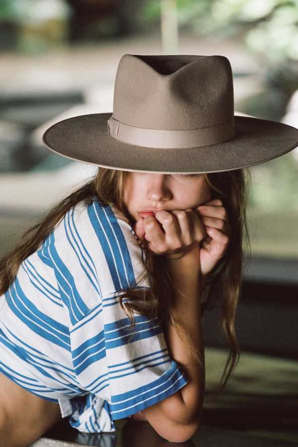 Fawn Rancher - Wool Felt Rancher Hat in Brown