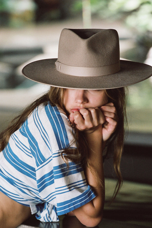 Lack of Color Rancher Hat Teak Rancher - Wool Felt Fedora Hat (Brown) | Lack of Color [US] main image 2