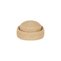 Gigi Raffia Pillbox - Natural