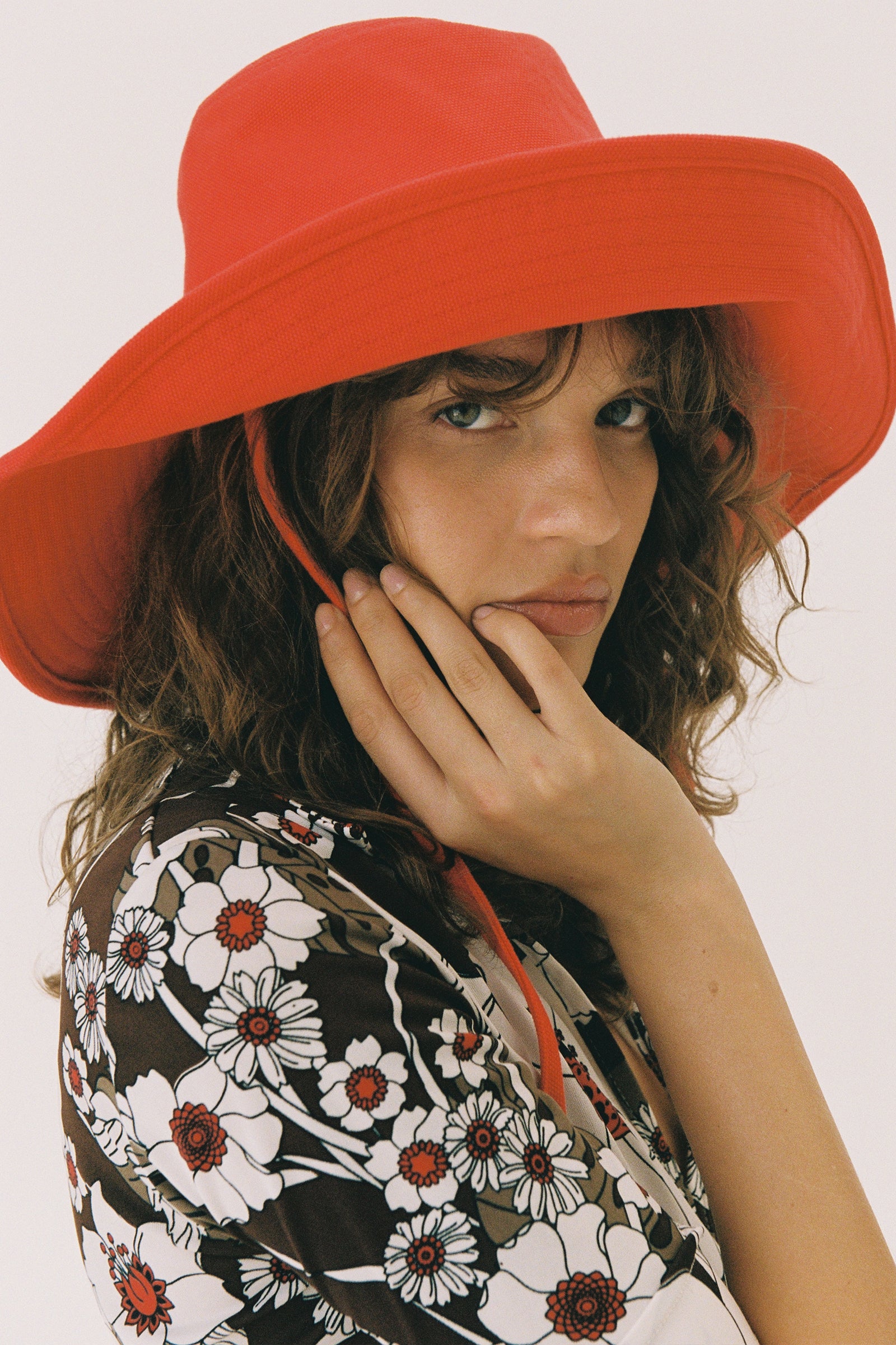 Holiday Cotton Bucket Hat (Flame Red) | Lack of Color [CA]
