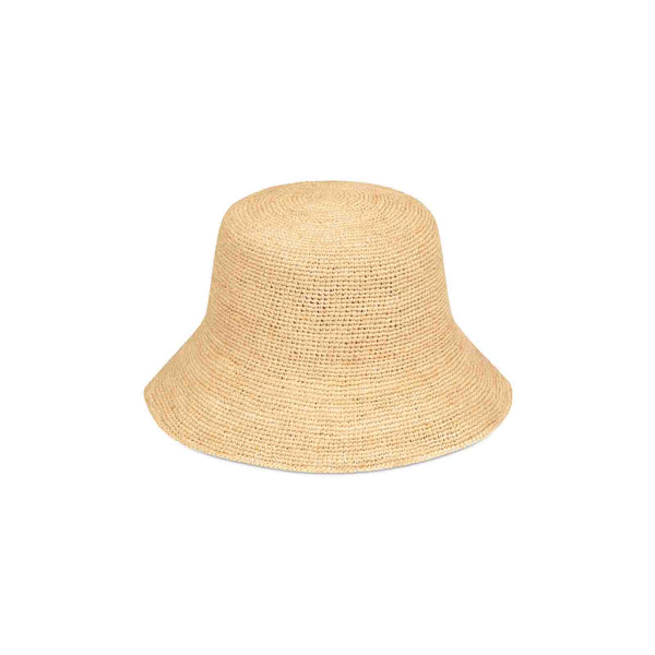 Island Bucket - Straw Bucket Hat in Natural