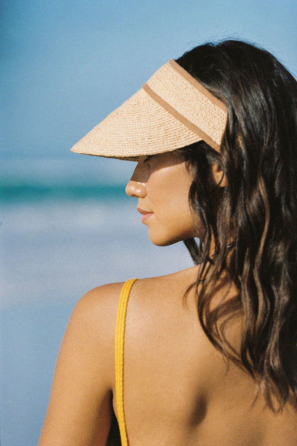 Linen Visor - Hand Woven | Lack of Color [US] display picture 3
