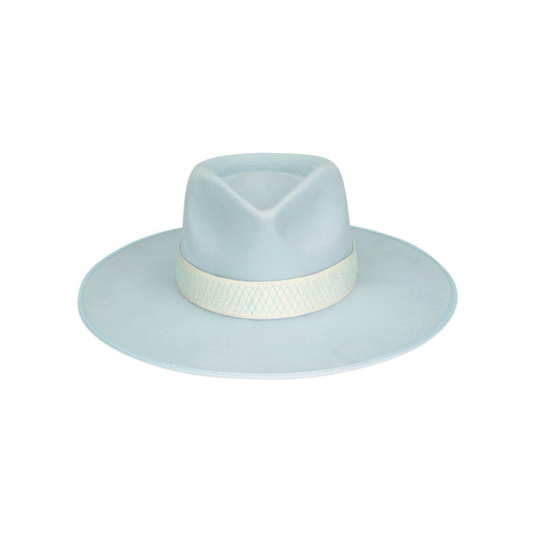 Mint Rancher - Wool Felt Rancher Hat in Blue