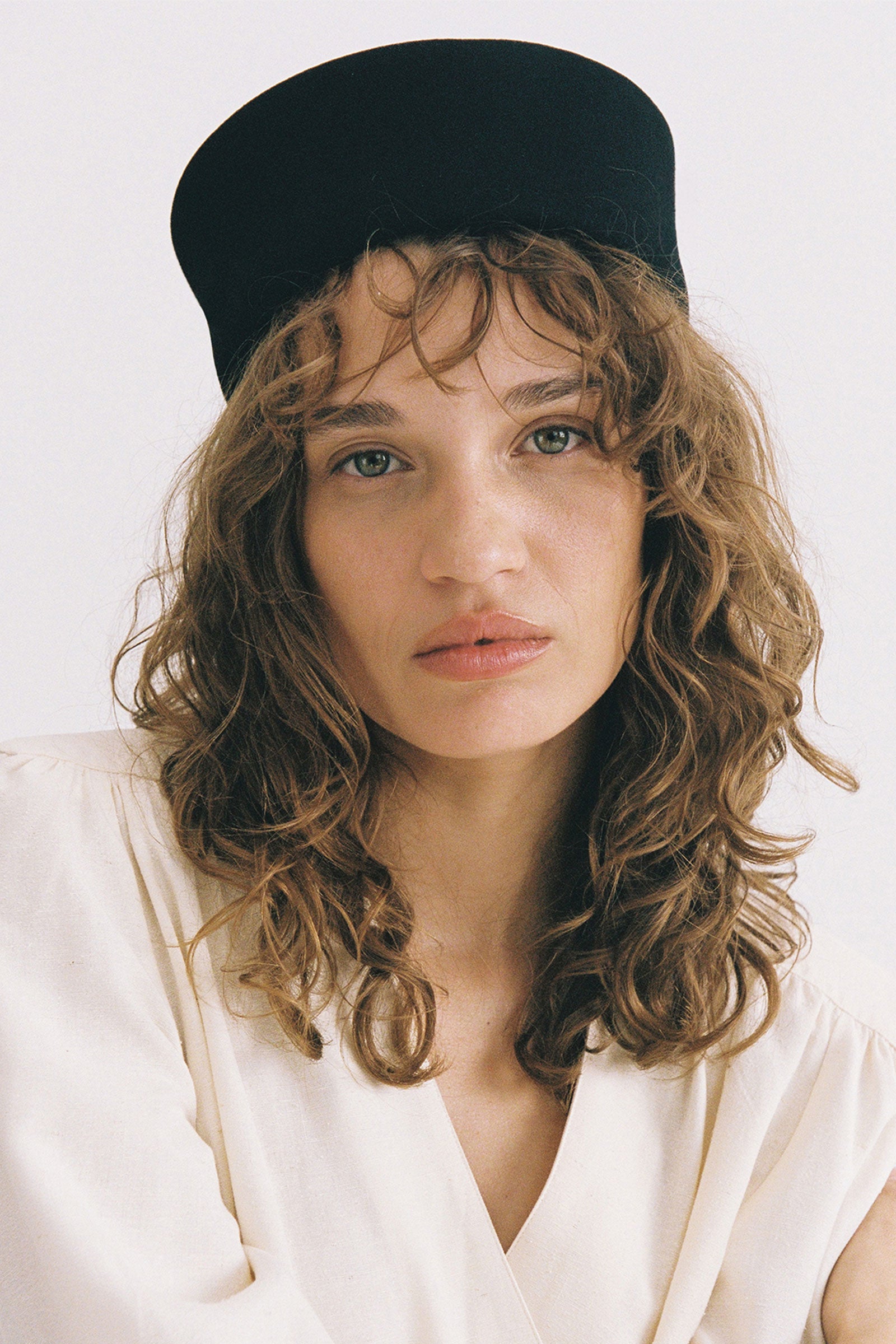 Nightsky Pillbox Wool Hat (Black) | Lack of Color [US]