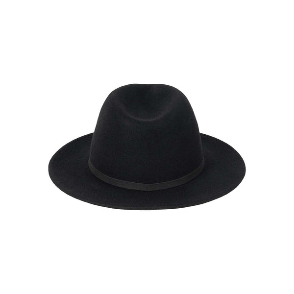 The Palo Fedora - Wool Felt Fedora Hat in Black