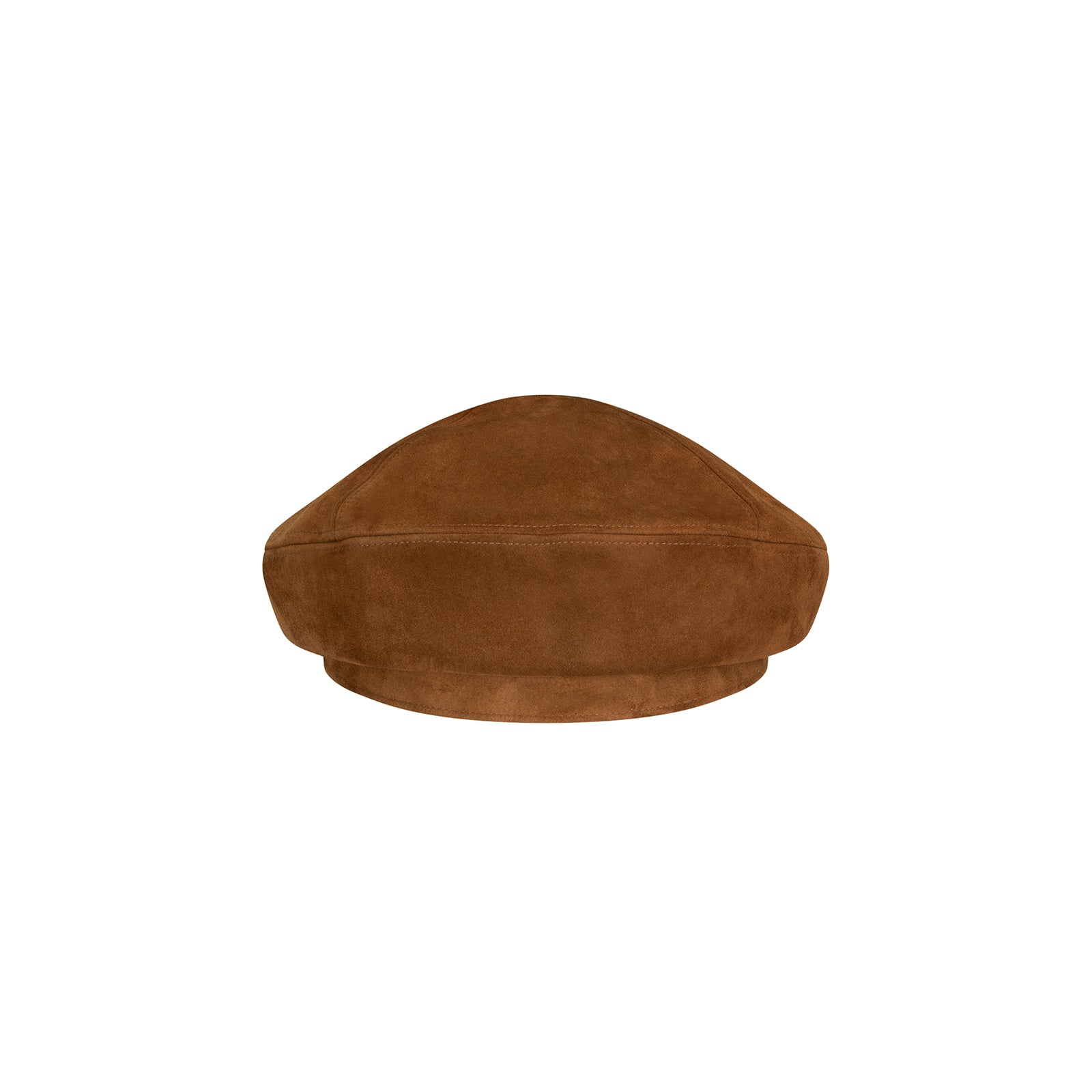 Priya Beret - Suede Cap (Dark Brown) | Lack of Color [UK]