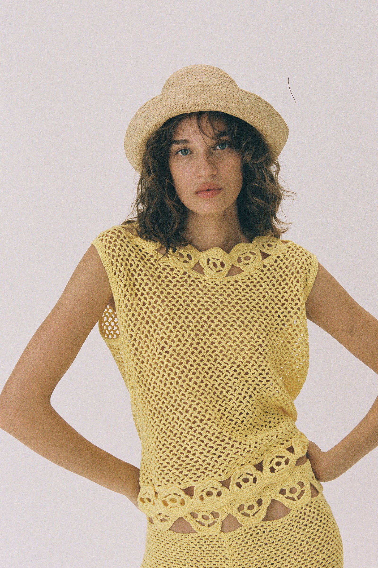 Shoal - Straw Bucket Hat (Packable for Travel) | Lack of Color [US]