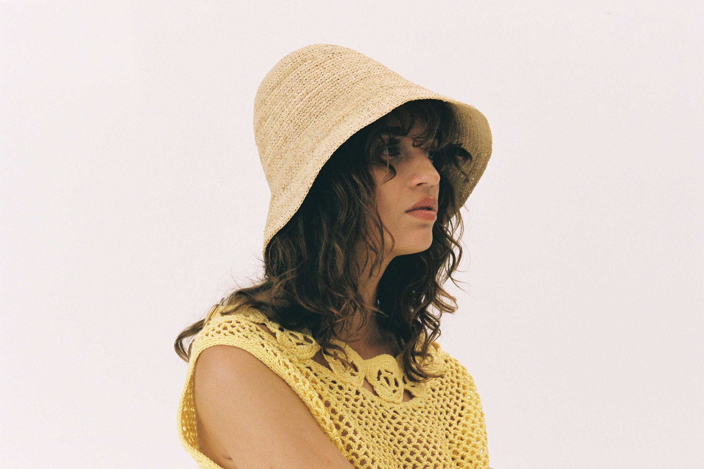 Shoal - Straw Bucket Hat (Packable for Travel) | Lack of Color [US]