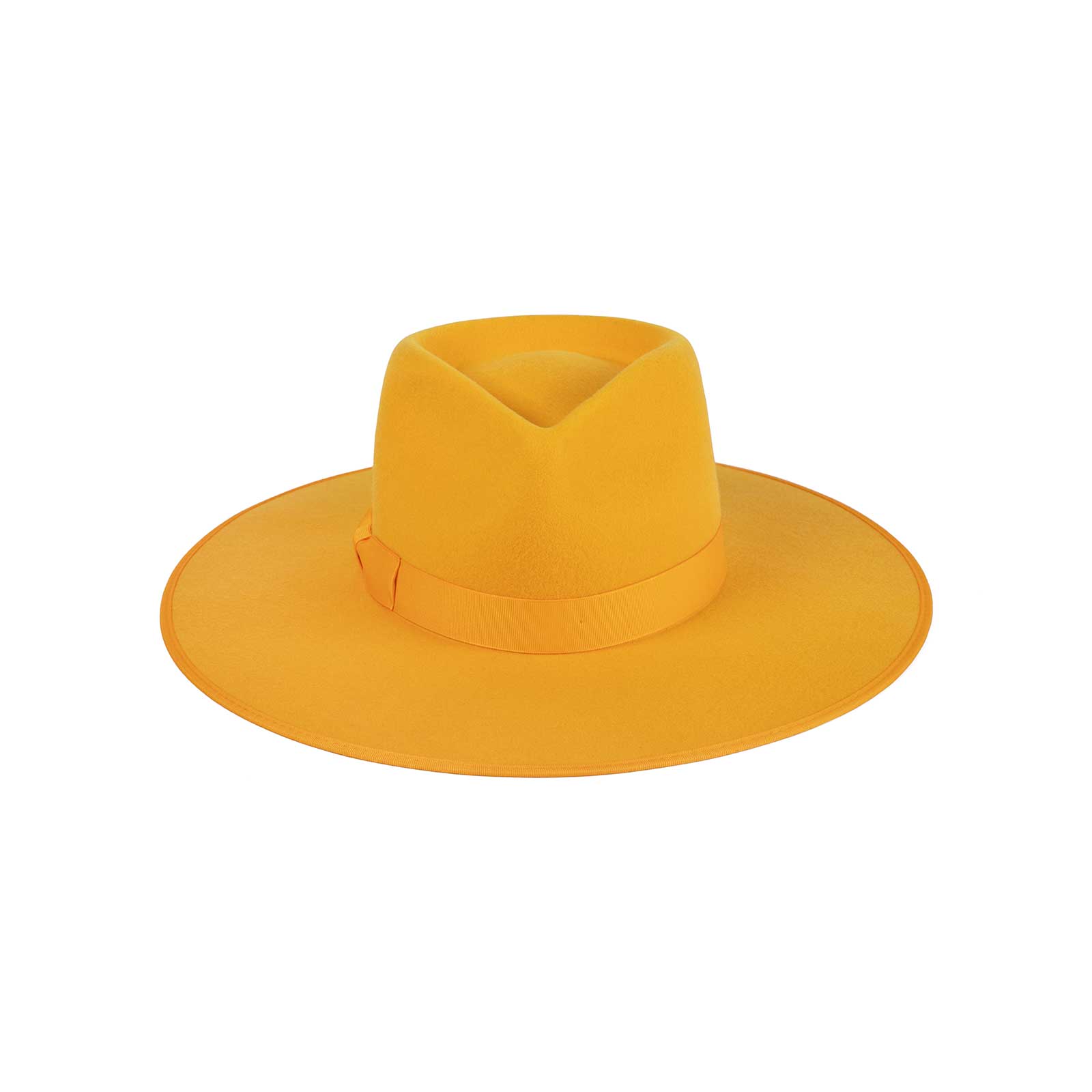 Sunshine Rancher Wool Felt Rancher Hat in Yellow Lack of Color US