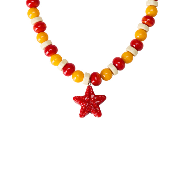 Sunwave Necklace - Red