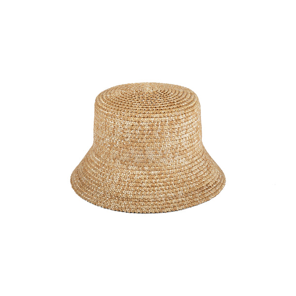 The Inca Bucket Straw Bucket Hat in Natural
